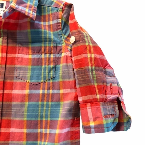 JANIE AND JACK - INFANT BOYS PLAID SHIRT - Picture 4 of 8